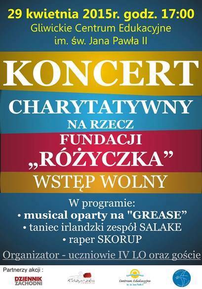 plakat koncert charytatywny